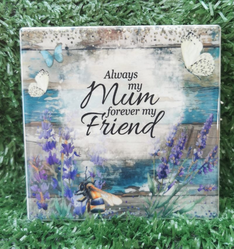 Beautiful Mothers Day Ceramic Coaster, Gift Idea