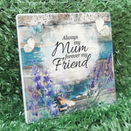 Beautiful Mothers Day Ceramic Coaster, Gift Idea