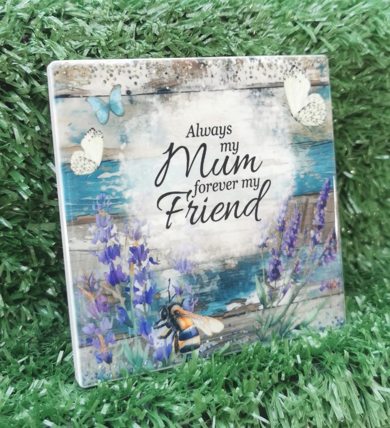 Beautiful Mothers Day Ceramic Coaster, Gift Idea