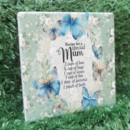 Beautiful Mothers Day Ceramic Coaster, Gift Idea