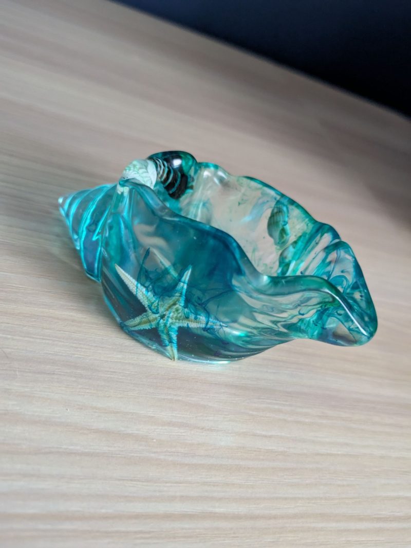 Gorgeous resin conch shells