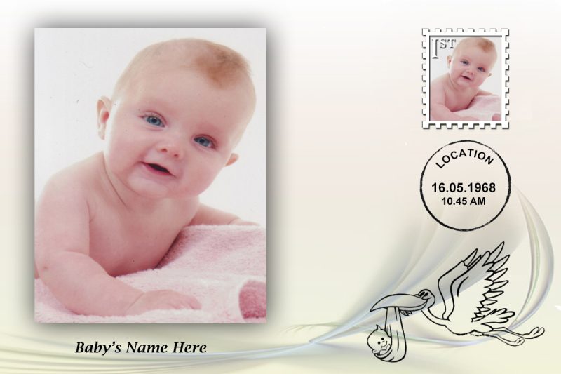 Custom Made First Day Covers of Children.