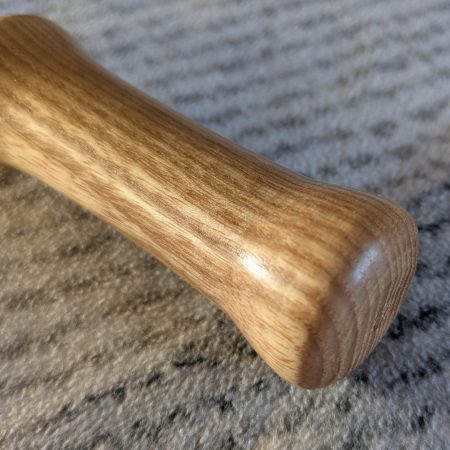 Handcrafted Ash bottle opener with a stainless steel opener