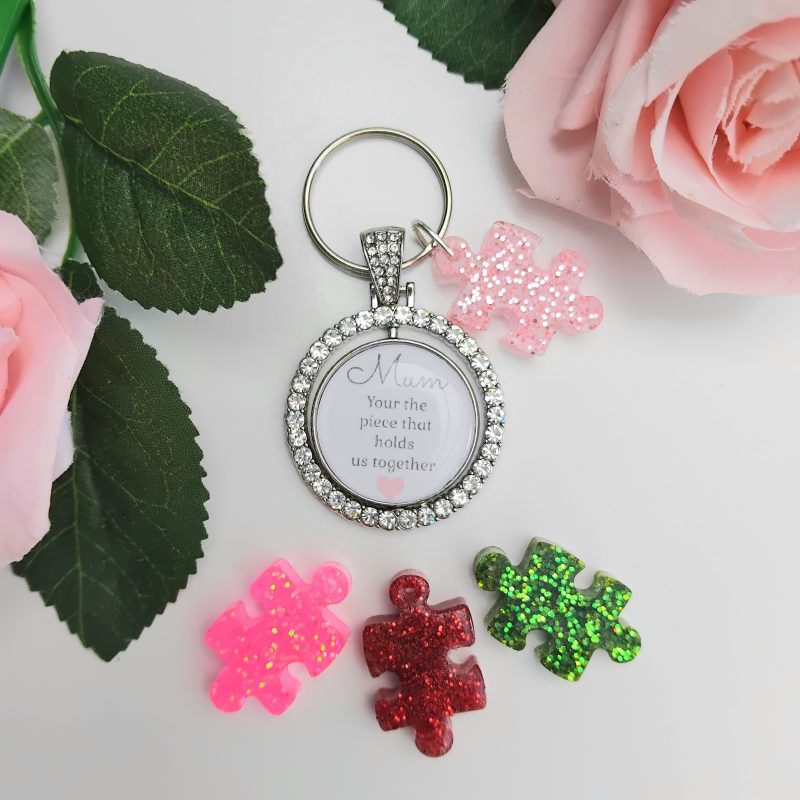 Mothers Day Gift, Mothers day keyring, Rhinestone keyring, Personalised keyring