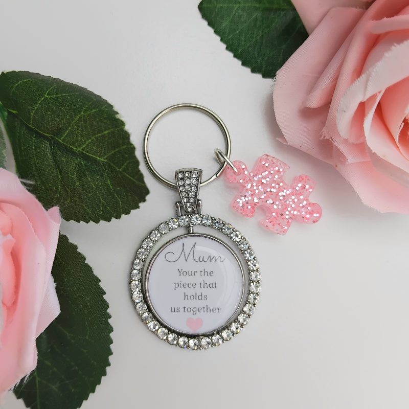 Mothers Day Gift, Mothers day keyring, Rhinestone keyring, Personalised keyring
