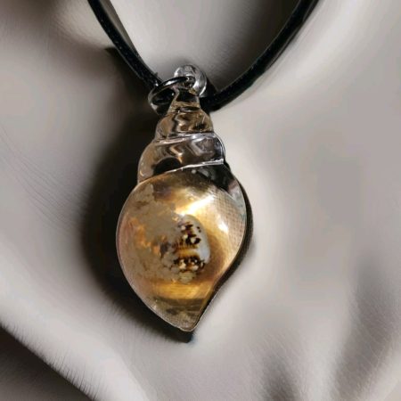 Sea shell necklace.