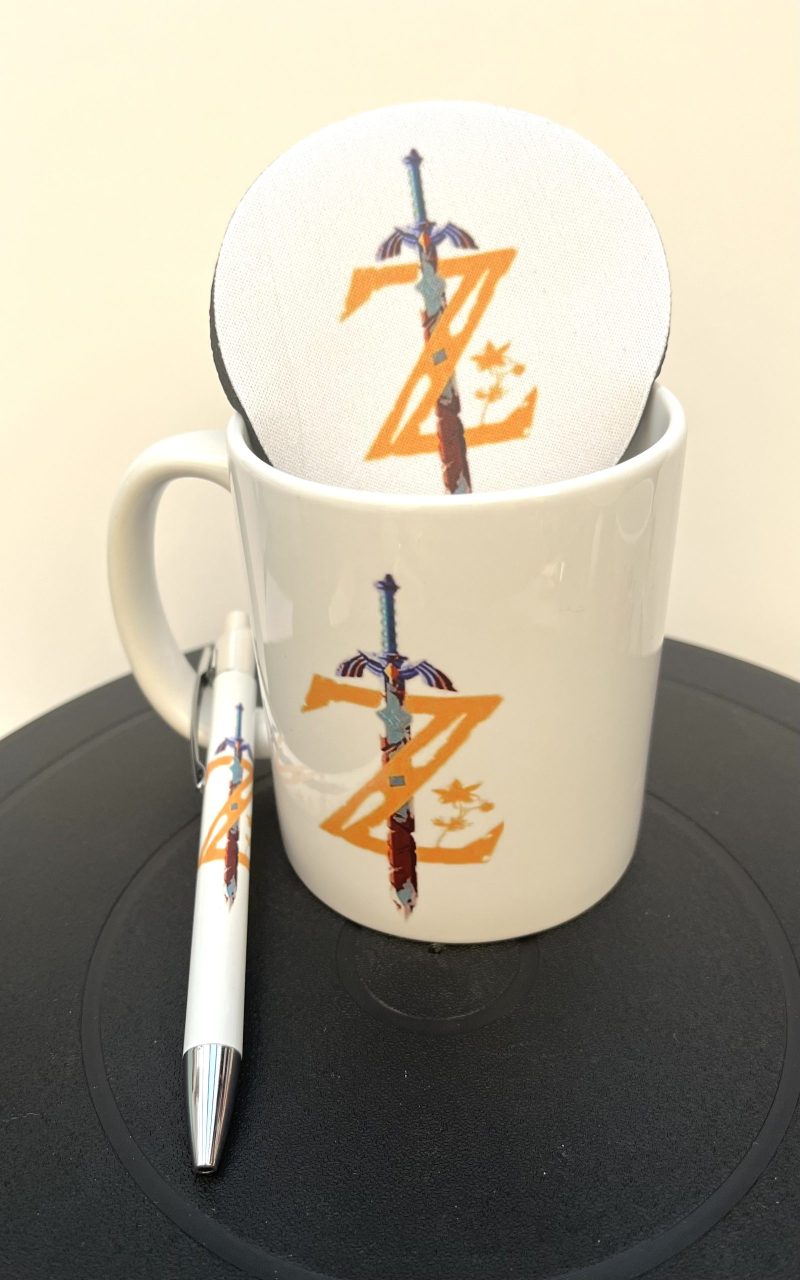 LOZ Mug, Coaster and Pen set