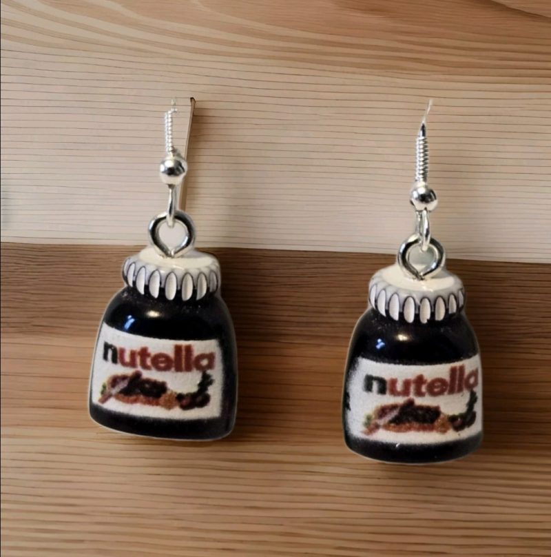 "Hazelnut spread" earrings.
