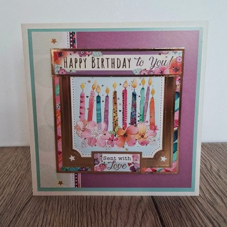 Sent with Love Birthday Card