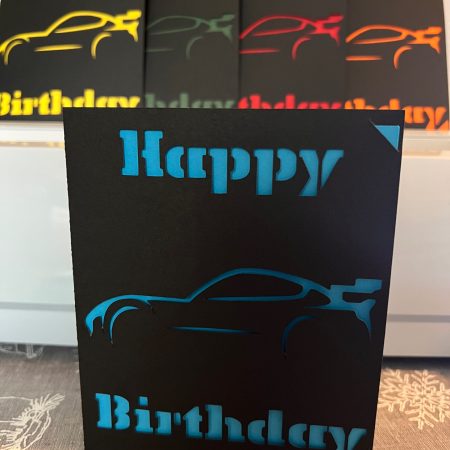 Sports Car Birthday Card