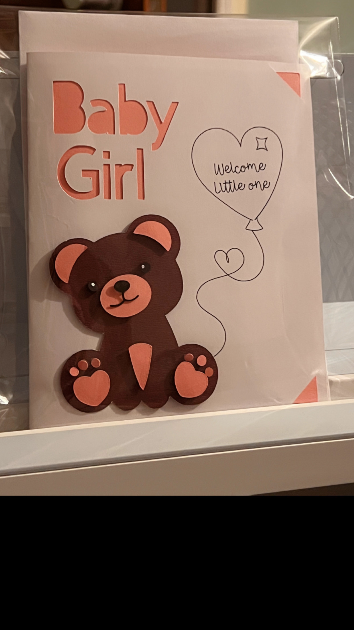 New Baby Teddy Bear Card - Image 2