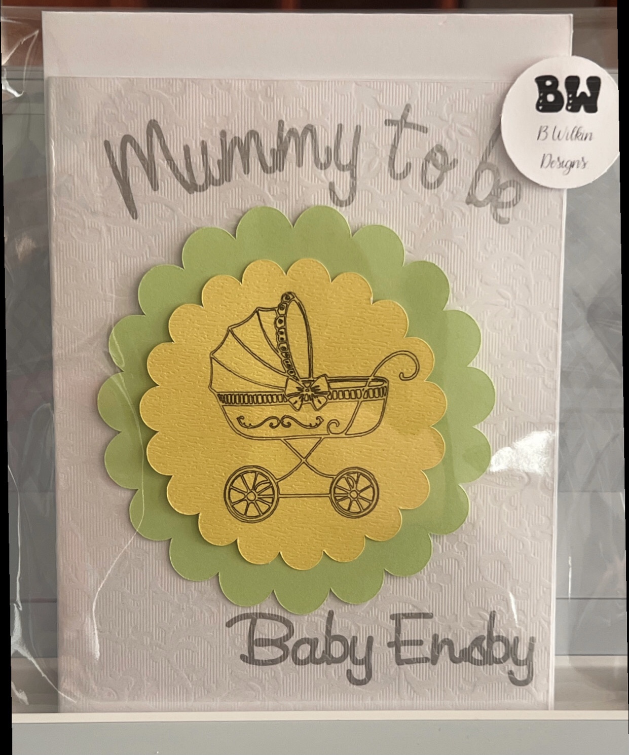 Personalised Baby Shower Card