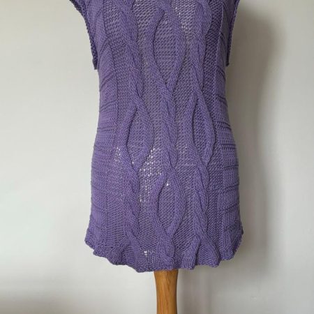 Mini dress knitting product handmade
