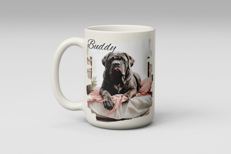 Personalised Neopolitan Mastiff Mug - Free Shipping