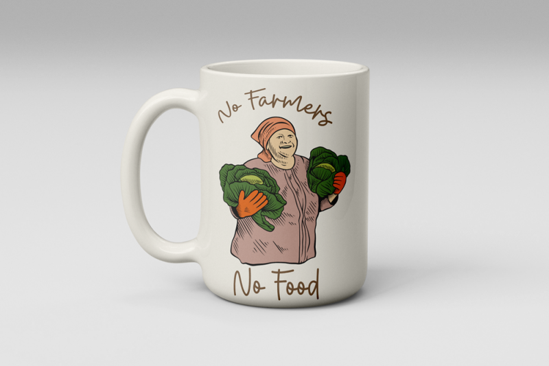No Farmers No Food Coffee Mug