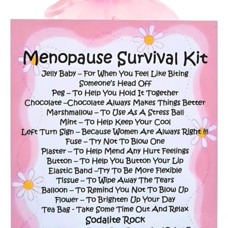 Menopause Survival Kit ~ Fun Novelty Gift & Card Alternative | Birthday Present | Greeting Cards