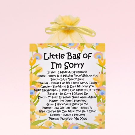 Little Bag of I’m Sorry ~ A Unique Way To Apologise | Sorry Gift | Sorry Cards | Apology Gift