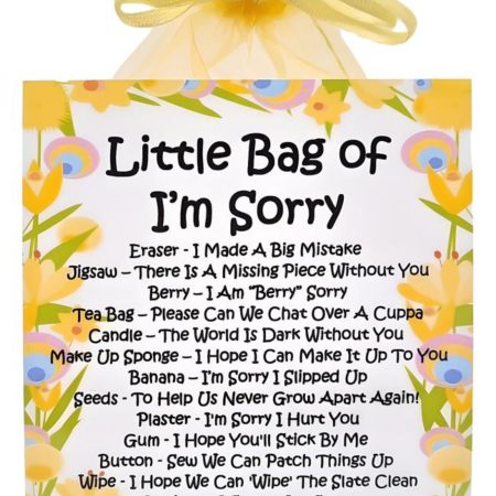 Little Bag of I’m Sorry ~ A Unique Way To Apologise | Sorry Gift | Sorry Cards | Apology Gift