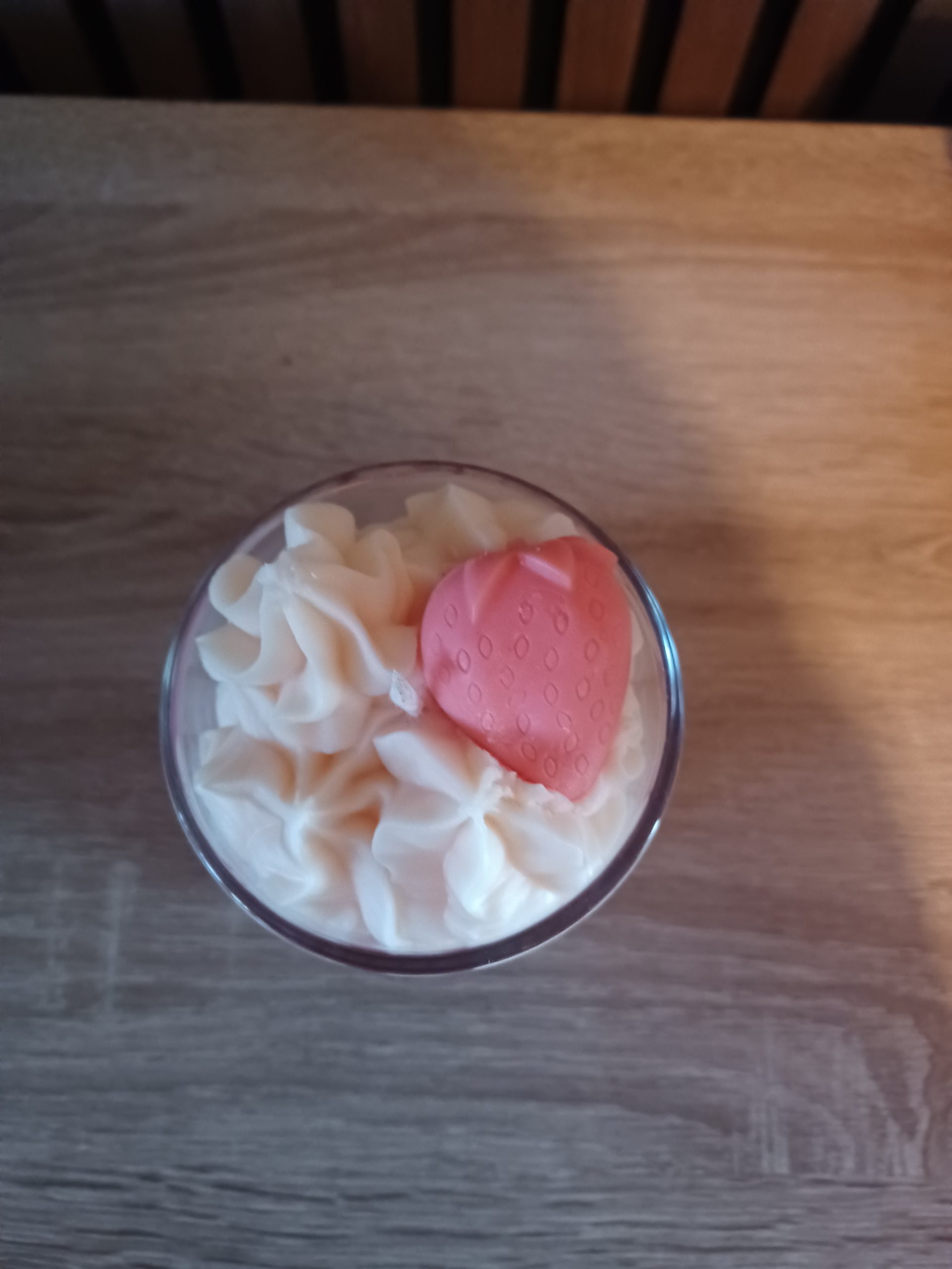 My Plastic Free World Strawberry & Cream Sundae Whipped Candle