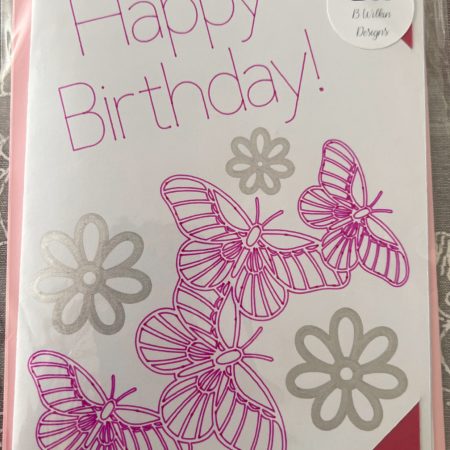 Sweet Butterfly Birthday Card