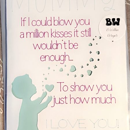 Little boys Birthday/Mother’s Day Card to Mummy