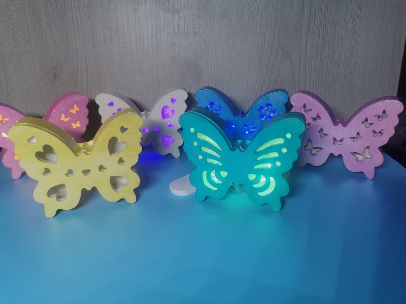 Handmade and Hand Painted Nightlights, choice of colours and styles