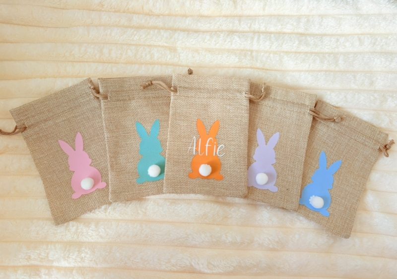 Bunny bags - Easter bags - Personalised Easter bags - Jute bunny bags - Treat bags - Kids bags