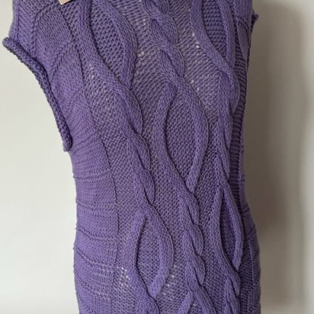 Mini dress knitting product handmade