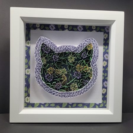 Cat Garden - Paper Quilling Art