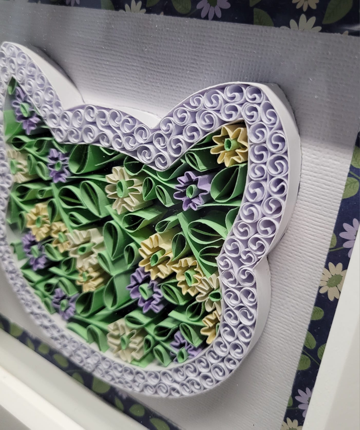 Cat Garden - Paper Quilling Art - Image 2