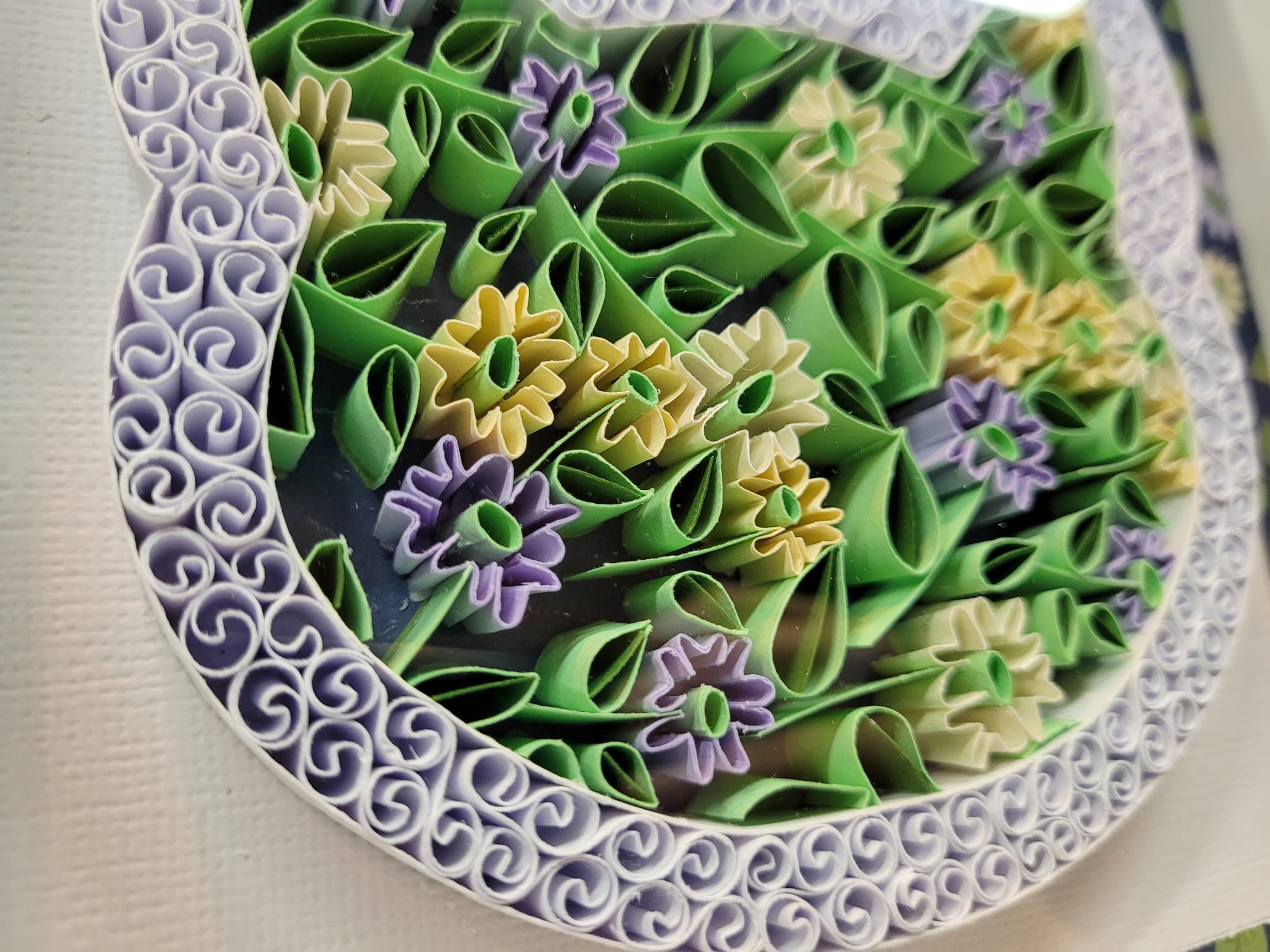 Cat Garden - Paper Quilling Art - Image 4