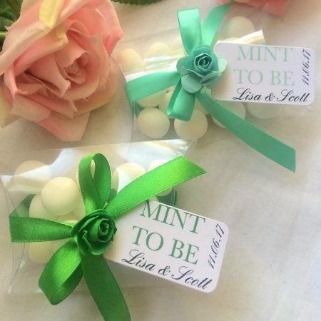 FULLY ASSEMBLED Personalised Wedding Favour, Mint to be Wedding Favour, Wedding Mints