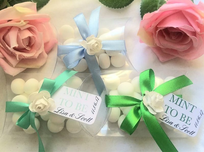 FULLY ASSEMBLED Personalised Wedding Favour, Mint to be Wedding Favour, Wedding Mints