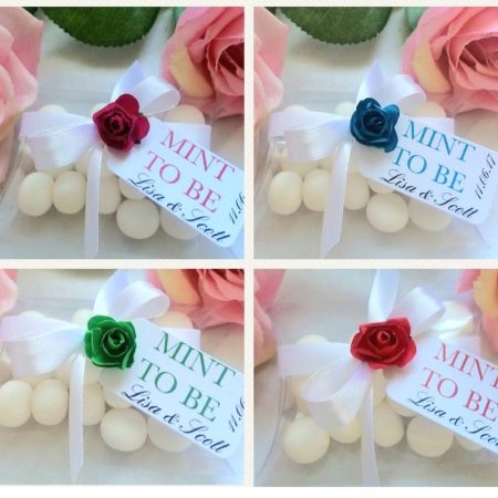 FULLY ASSEMBLED Personalised Wedding Favour, Mint to be Wedding Favour, Wedding Mints
