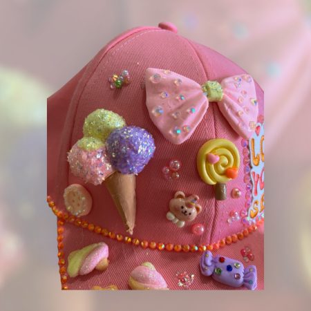 Unique Hand Embellished Childs Cap