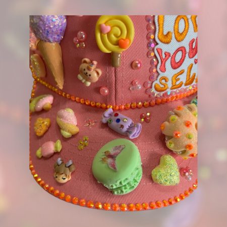 Unique Hand Embellished Childs Cap
