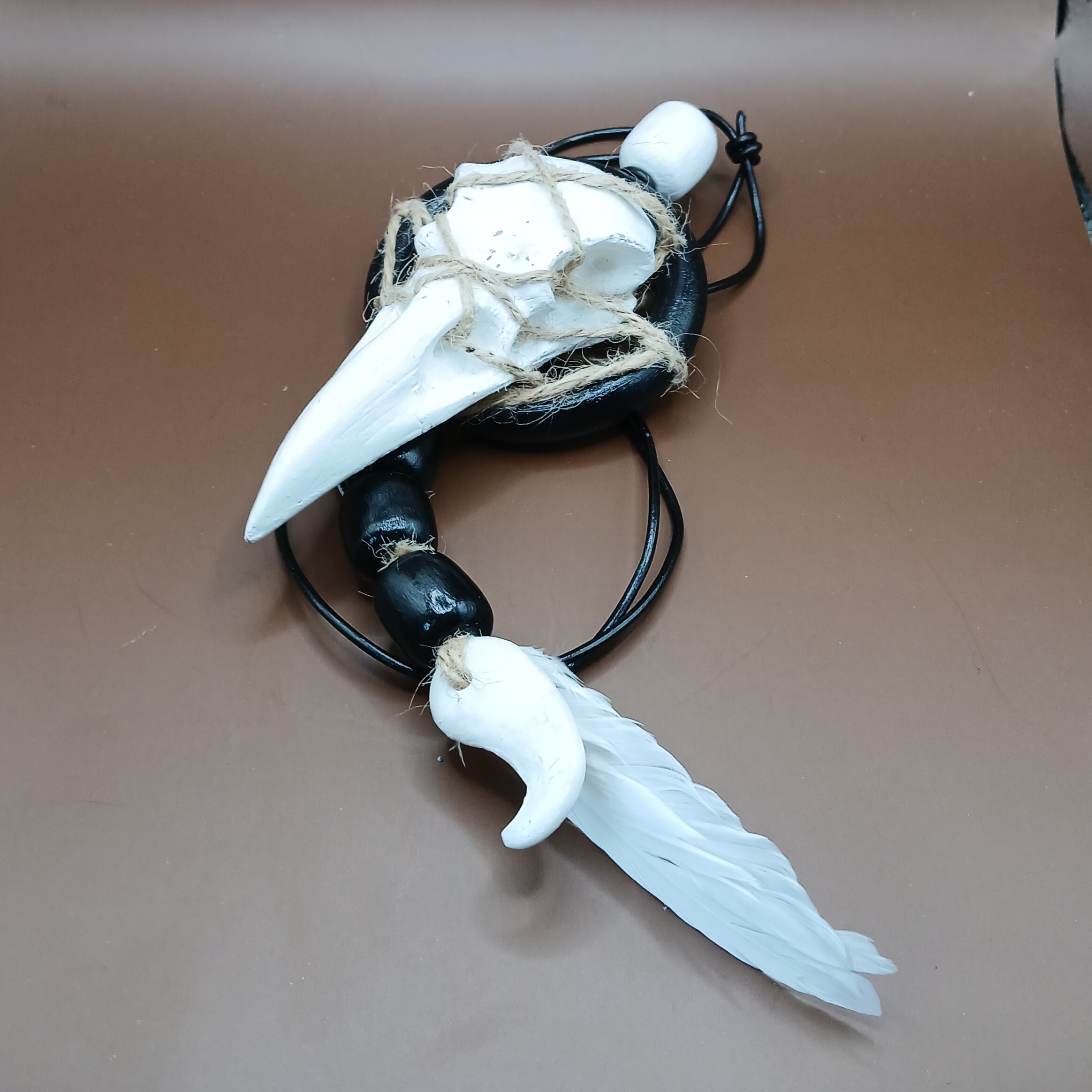 Arcane Artefacts: Healer's Talisman - Caladrius | Skull, Talon | LARP, cosplay, theatre