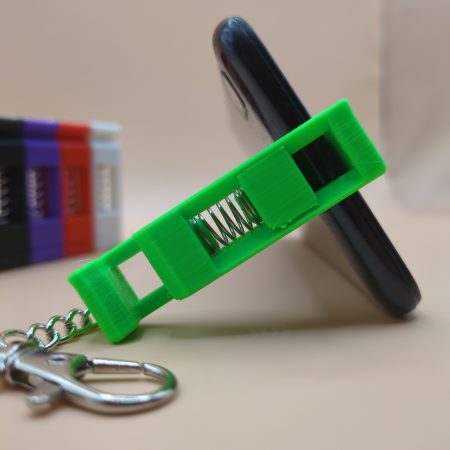 Phone Holder, Keychain, 3D Printed, Multiple Colours