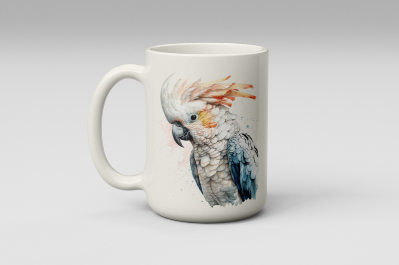 Colorful Cockatoo Lover Coffee Cup – 11oz & 15oz – Free Shipping