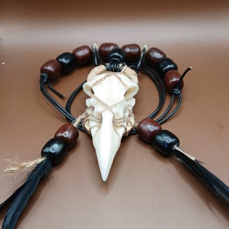 Arcane Artefacts: Raven Keeper's Totem | tribal necklace | skull, talons | LARP, Cosplay, theatre