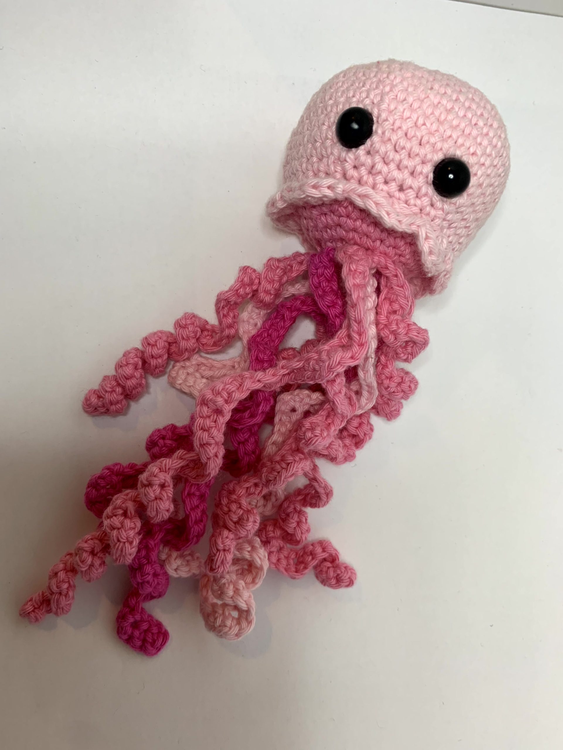 Handmade crocheted jellyfish (various colours available) £20