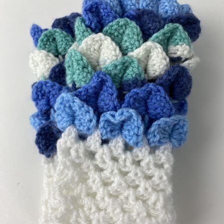 Handmade crocheted Fingerless wrist warmer
