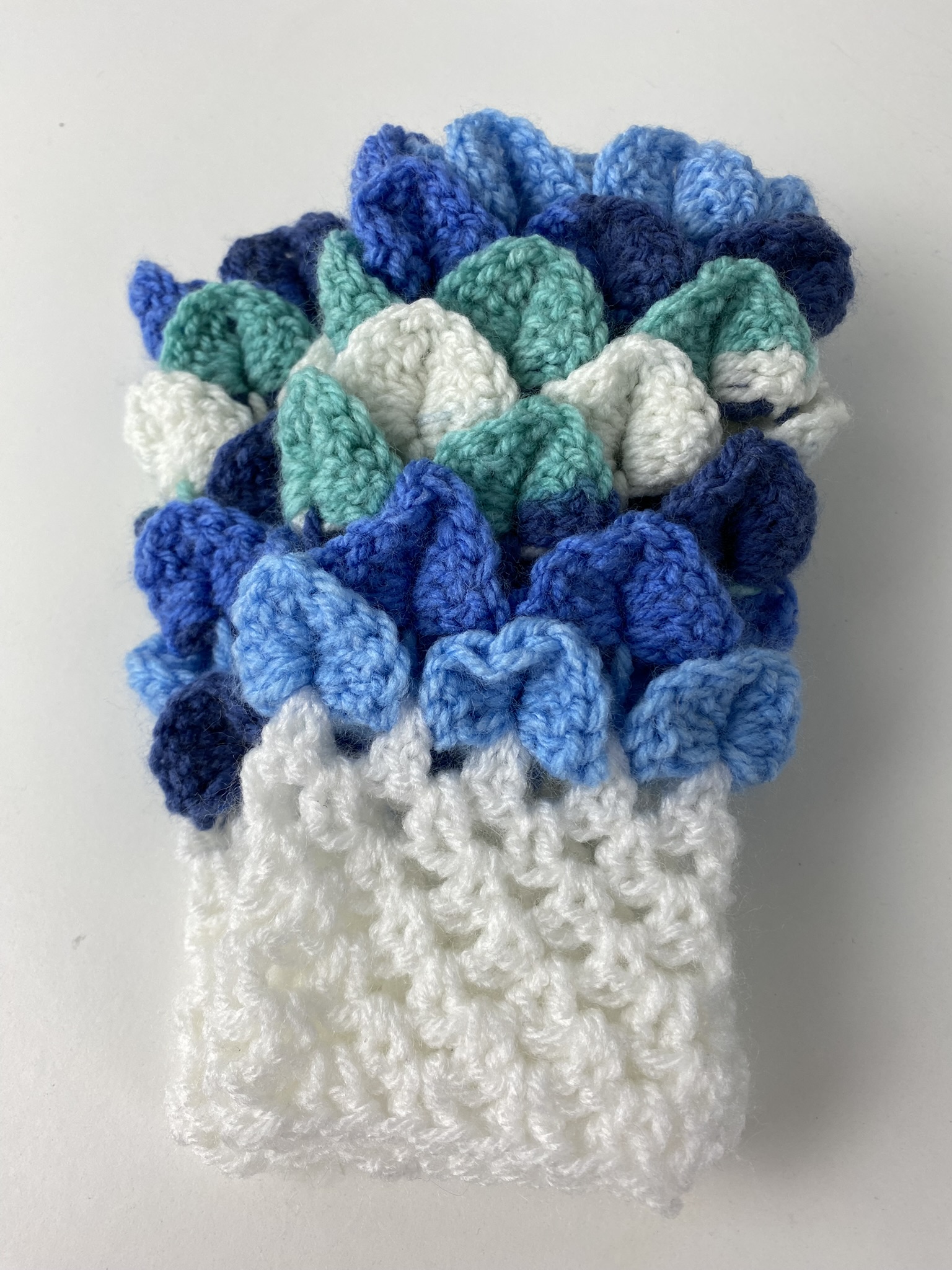 Handmade crocheted Fingerless wrist warmer