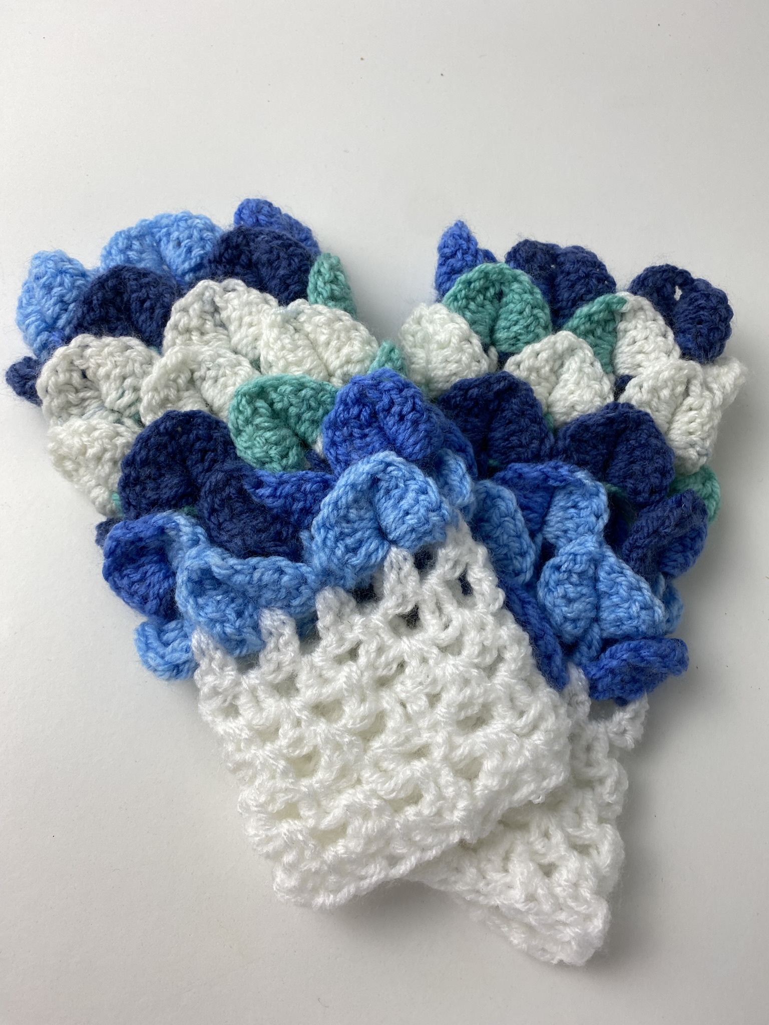 Handmade crocheted Fingerless wrist warmer