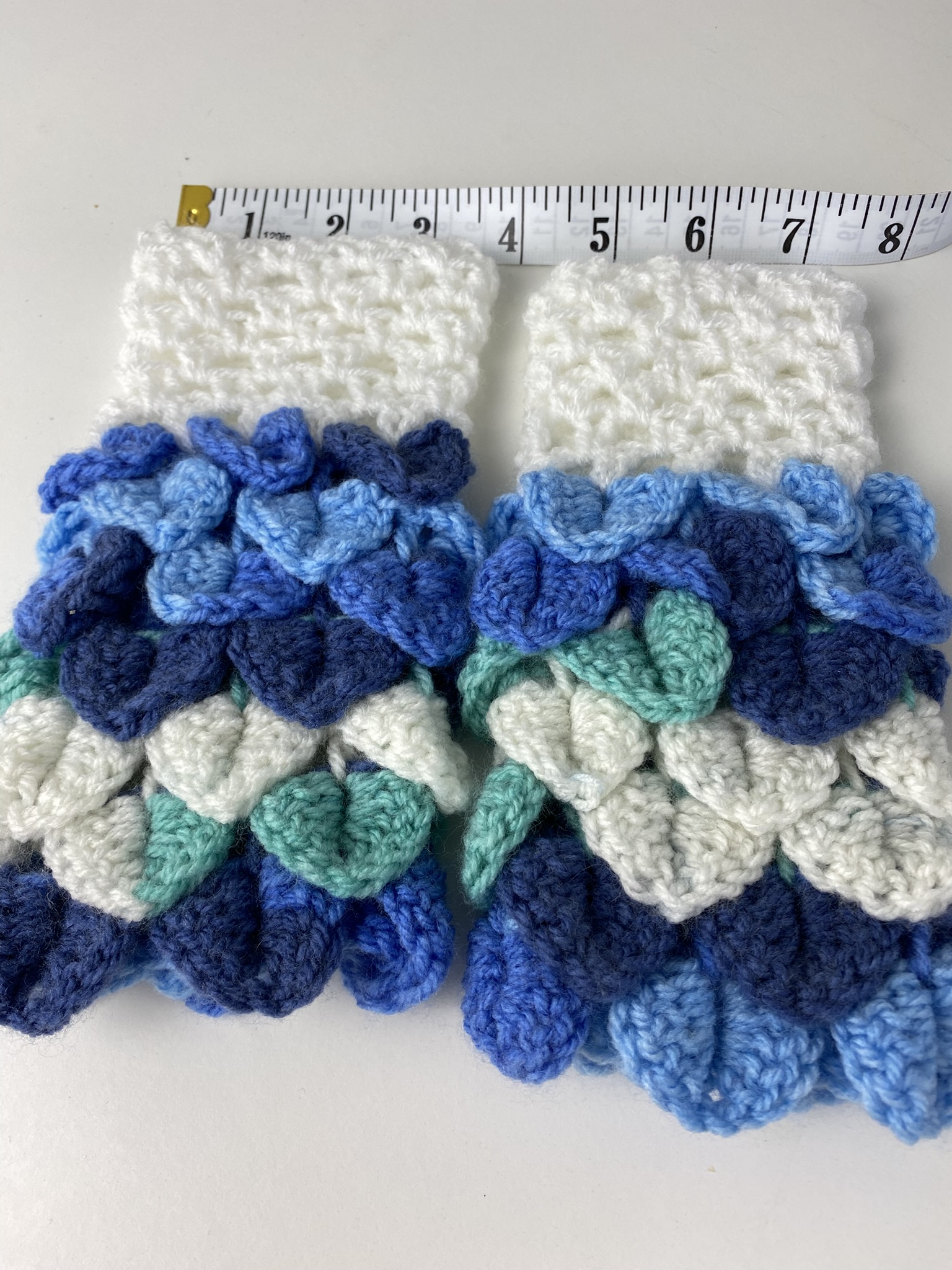 Handmade crocheted Fingerless wrist warmer