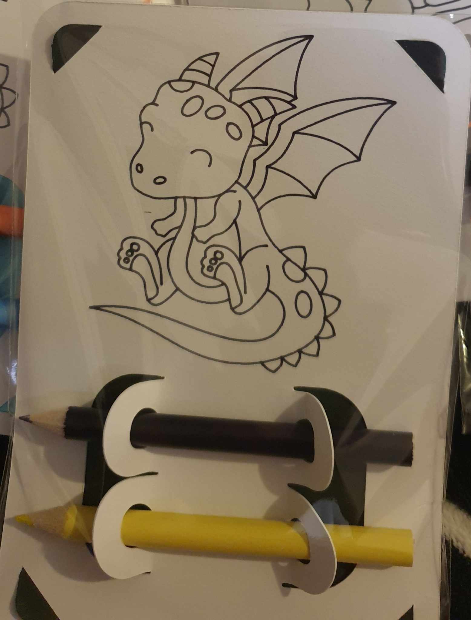 kids colouring cards party pack
