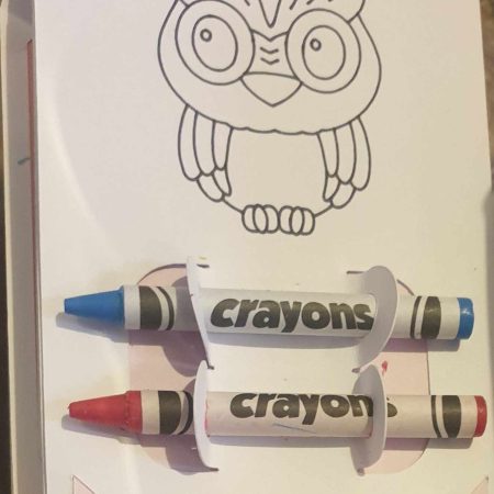 kids colouring cards party pack