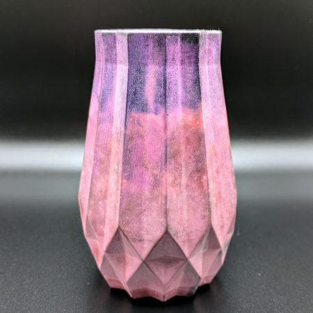 Small waterproof pink vase, handmade minimalist home decor