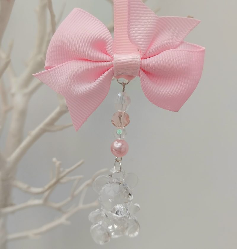 Pram Charm,Teddy pram charm,New Baby gift,Baby shower gift, 14 colours, SAME DAY DISPATCH