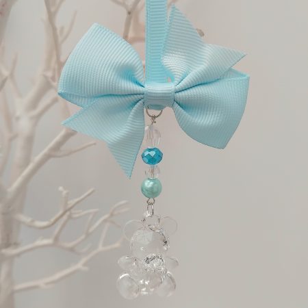 Pram Charm,Teddy pram charm,New Baby gift,Baby shower gift, 14 colours, SAME DAY DISPATCH